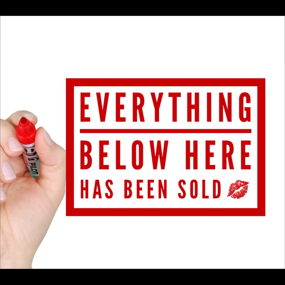 Sold items